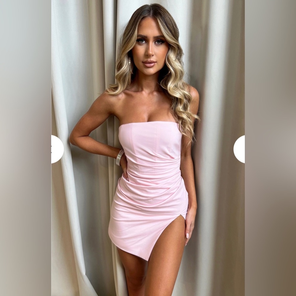 Babyboo “Christiana Mini Dress” baby pink size Xs